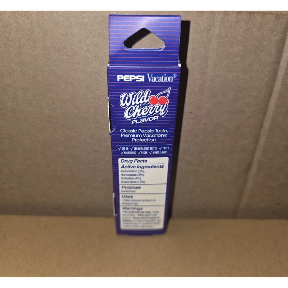 Vacation x PEPSI Tinted Lip Gel Sunscreen - Wild Cherry Pepsi - 0.5 fl oz NIB - Picture 13 of 14